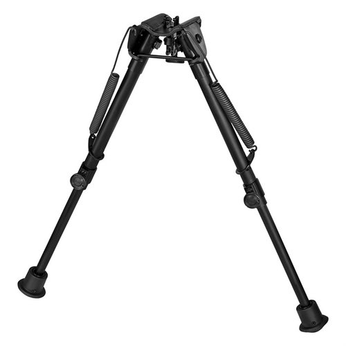 Der HARRIS 1A2-L2 BIPOD ist ultraleicht, von 9" bis 13" verstellbar und hat selbstnivellierende Beine – ideal für die Prone-Position oder Benchrest.