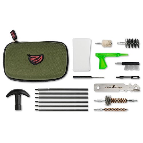 Le kit de nettoyage GUN BOSS AK-47 est compact, portable et comprend des outils exclusifs pour un nettoyage rapide et facile, parfait pour le stand de tir.