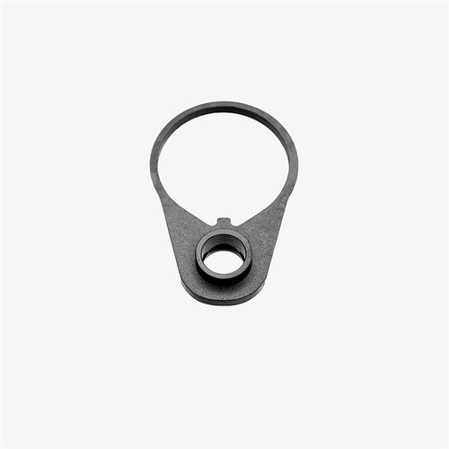 L'AR-15 QD END PLATE di B5 SYSTEMS offre un punto di attacco alternativo per slinge a punto singolo, costruzione in acciaio resistente e finitura fosfato.