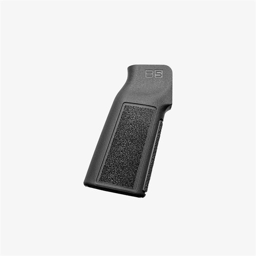 Il B5 Systems Type 22 P-Grip offre un angolo di presa verticale migliorato per ergonomia e indice del grilletto, con texture aggressiva per maggiore ritenzione.