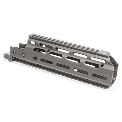 Le Gen-3 Hand Guard en aluminium 6061-T6 offre modularité et durabilité, avec un rail supérieur coplanaire et compatibilité M-LOK pour un alignement parfait des accessoires.