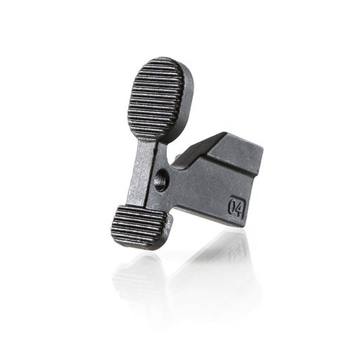 Der neue POF Universal Bolt Catch bietet eine grosse, geneigte Oberfläche für schnellere Aktivierung und eine breitere Zahnform für effektiveren Magazin-Follower-Kontakt.
