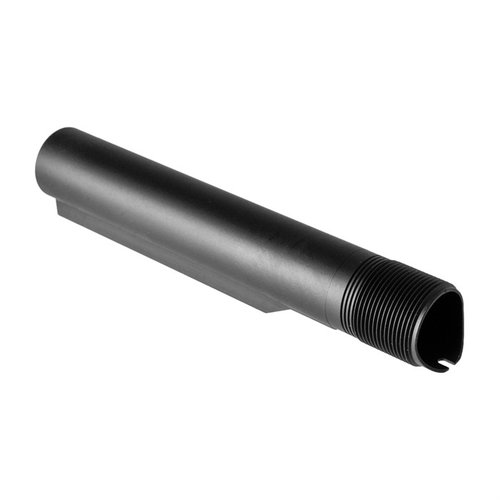 Il tubo di buffer Anti-Tilt POF in alluminio 7075-T6 previene il tilt del carrier e l'usura prematura, con 3 fori di drenaggio e compatibilità con P415 e P416.
