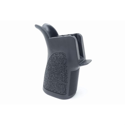Le BCMGUNFIGHTER GRIP MOD-3-KD offre un angle de prise réduit pour un meilleur contrôle, un design compact idéal pour les configurations sub-compactes et est fabriqué aux USA.