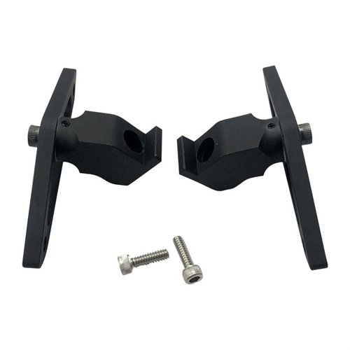 Le nuove P-Ski Feet Accu-Tac per bipodi a larga base offrono stabilità, capacità di inclinazione e supporto per il rinculo pesante, in un elegante colore nero.