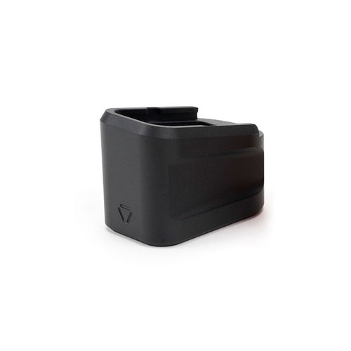Die Strike Industries Aluminum Extended Magazine Plate für GLOCK™ G19 (9mm) bietet plus 5 Runden Kapazität, ein schnelles Nachladen und ein aggressives Design.