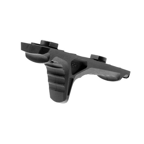 Le LINK Anchor Handstop offre une prise ergonomique, un design léger et résistant à la chaleur, compatible avec M-LOK et KeyMod pour un tir précis.