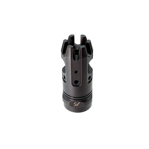 Le Mini King Comp .223/5.56 de Strike Industries offre une réduction de recul efficace, un design compact et des tines de standoff pour des tirs rapides et précis.