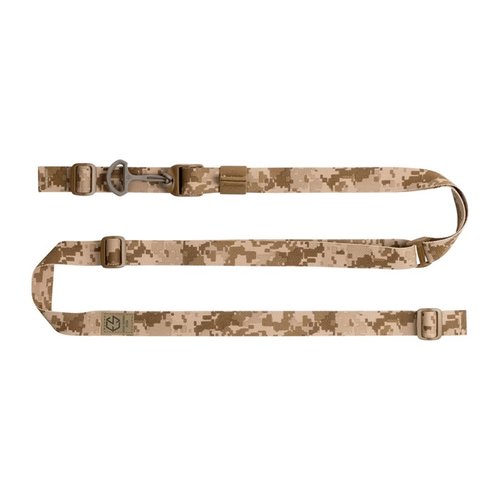 La sangle ESD est ultra légère, personnalisable, avec ajustement rapide et un design compact, idéale pour tous tes systèmes d'armes et facile à ranger.