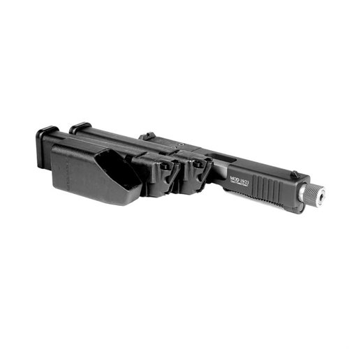Transforme ton Glock 19/23 Gen 3 en 22lr pour économiser au stand et apprendre à tirer en toute sécurité avec deux chargeurs de 15 coups inclus.