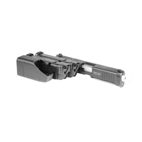 Transforme ton Glock 19/23 Gen 5 en 22lr pour des séances de tir économiques, avec 2 chargeurs de 10 cartouches et un sac de tir inclus.