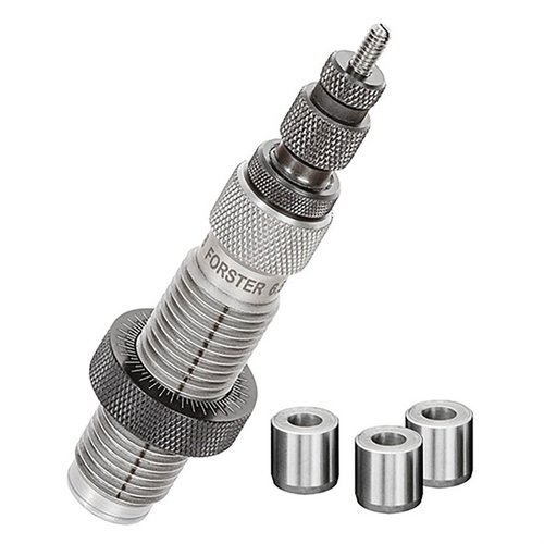 Il kit di die Bushing Full Length Sizing include un die Bushing di alta qualità e tre misure di bushing selezionate per una precisione ottimale nel calibro 6mm Creedmoor.