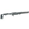 LaChassis 10/22 offre un sistema modulare leggero, regolabile e sicuro, con caratteristiche come il supporto per grip AR, forend M-Lok e una calciatura pieghevole.