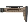 Le AK ALPHA SERIES FOLDING STOCK est léger, réglable, et robuste, avec un mécanisme de pliage en acier, idéal pour un confort optimal et une utilisation polyvalente.