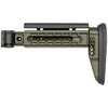 Le AK Alpha Series Folding Stock est réglable, robuste et compatible avec les accessoires, offrant un confort optimal et une utilisation facile avec ton équipement.