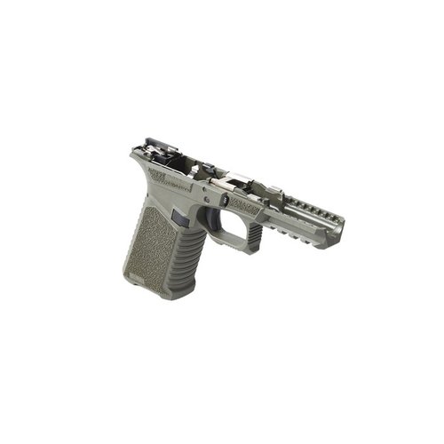 Der SCT 17 Polymerrahmen ist voll ausgestattet, kompatibel mit Glock Gen 3, hat aggressive Textur, Picatinny-Schiene und sorgt für optimale Kontrolle und Schnelligkeit.