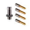 Das Sinclair TiN Coated Turning Mandrel Kit bietet präzise, abriebfeste Mandrels für optimale Nackenspannung und Konzentrizität bei deinen Projekten.