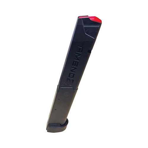 Le chargeur Amend2® A2-320 pour Sig Sauer P320 est léger, durable, et résistant aux impacts, avec une capacité de 15, 17 ou 32 cartouches. Fabriqué aux États-Unis.