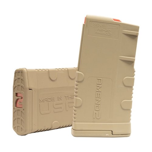 Il caricatore Amend2® 7.62X51 SR-25 offre una costruzione in polimero resistente, capacità di 10 o 20 colpi e una molla in acciaio inox per prestazioni affidabili.