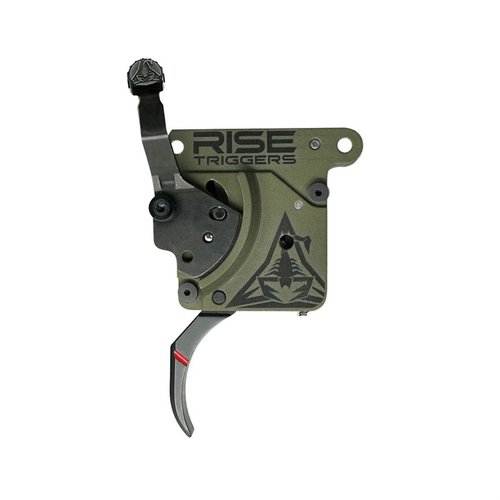 Der RELIANT HUNTER Drop-In Trigger für Remington 700 bietet einfache Installation, anpassbares Abzugsgewicht von 2 bis 5 lbs und passt universell auf Rem 700.