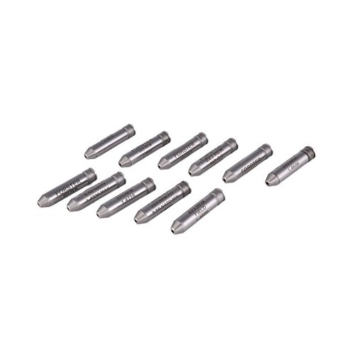 Le set de jauges de headspace Forster .223 de 11 pièces offre une précision inégalée pour mesurer le headspace, garantissant sécurité et performance.