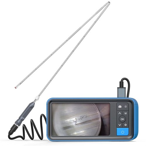 Der NTG200H Borescope mit 4,5" IPS Bildschirm bietet manuelle Fokussierung, eine kompakte, faltbare Bauweise und ist mit verschiedenen Kaliber-spezifischen Spiegeln ausgestattet.