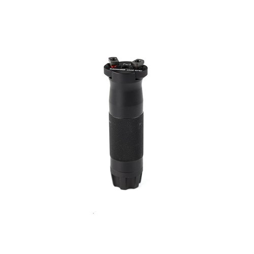 Le impugnature verticali M-LOK di Samson, realizzate in alluminio 6061-T6, offrono installazione senza attrezzi e resistenza per un uso intenso.