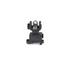 Sights manuali pieghevoli Samson, in alluminio 6061-T6, robusti e precisi, compatibili con rail Picatinny, garantiscono zero e resistenza in combattimento.