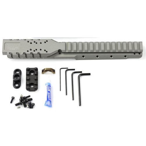 Vervollständige dein Ruger® Mini-14® oder Mini Thirty® mit der präzisen Hannibal Rail, die eine direkte Montage von Mikro-Red-Dots und Zubehör ermöglicht.