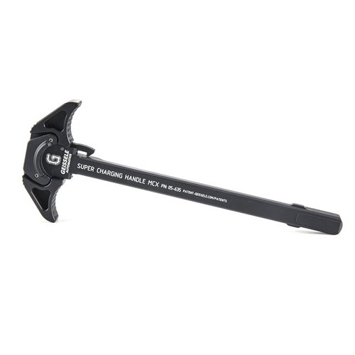 Le MCX Super Charging Handle en aluminium 7075-T6 est ambidextre, offre une meilleure prise, réduit le gaz de retour et est parfait pour les systèmes courts et suppressés.