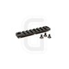 Le rail d'accessoire HK SMR de Geissele est conçu pour les rails modulaires, offrant 3 ou 7 slots pour fixer des accessoires Picatinny comme des lampes ou des poignées.