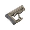 Le MBA-5 Buttstock de Luth-AR est léger, réglable, avec un appui-joue évasé pour un confort optimal et un rail Picatinny pour accessoires, idéal pour ta carabine.