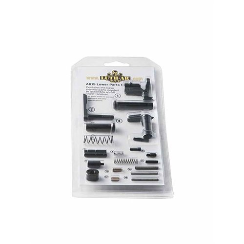.308 AR Lower Parts Kit Luth-AR offre parti di alta qualità, realizzate in America, per assemblare completamente un lower receiver AR, garantendo durata e affidabilità.