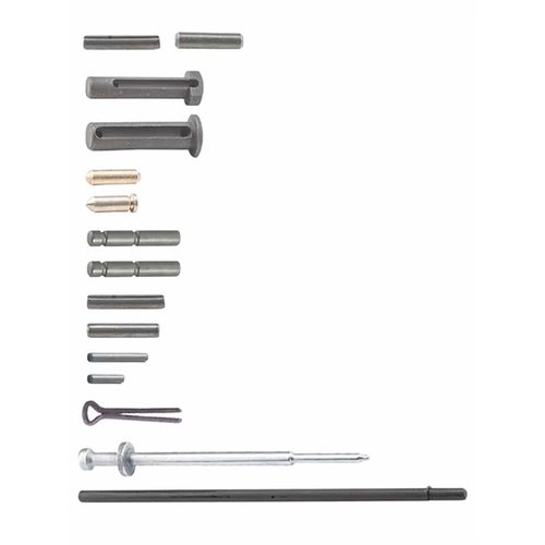 Avec le AR-15 PIN KIT de LUTH-AR, répare facilement ton arme avec des pièces durables et des instructions simples pour un fonctionnement optimal.