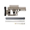 Das MBA-1 Buttstock-Set bietet ein leichtes, anpassbares Design mit verstellbarer Länge und Wangenhöhe, komplett mit A2-Rohren und Buffer für dein .223/5.56 AR.