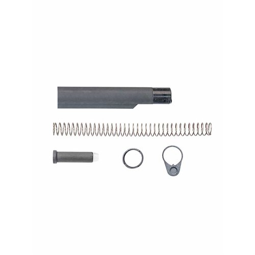Die 9mm Carbine Buffer Assembly von LUTH-AR bietet eine robuste Mil-Spec Buffer Tube, ein Gewicht von 5.45 oz und alles, was du für eine stabile Leistung brauchst.