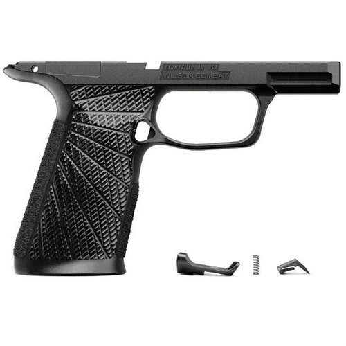 Améliore ta prise en main et contrôle le recul avec le WCP365 XMacro Short Grip Module de Wilson Combat, disponible en plusieurs couleurs et sans sécurité.