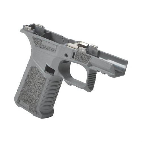 Le cadre SCT 43X est léger et ergonomique, avec des caractéristiques comme un grip texturé, un mag well flared et une compatibilité avec Glock® 43X et 48.