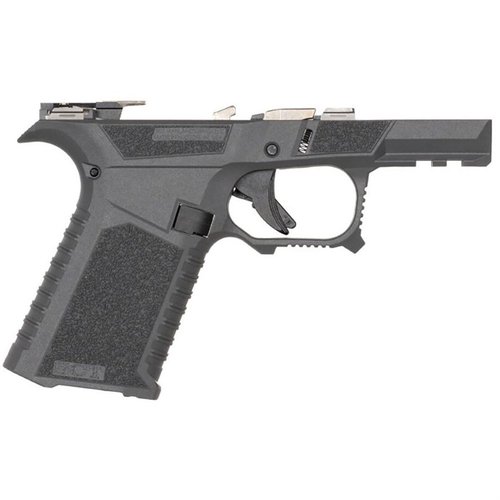 Der SCT 43X Sub Compact Rahmen bietet ergonomisches Design, aggressive Textur, flared Magwell und ist kompatibel mit Glock® 43X und 48 – ideal für deine Pistolenbauprojekte!