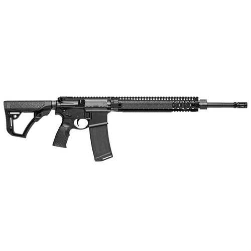 Le MK12 5.56 NATO offre une précision inégalée grâce à son canon en acier inoxydable de 18", un système de gaz direct et un chargeur de 32 coups.
