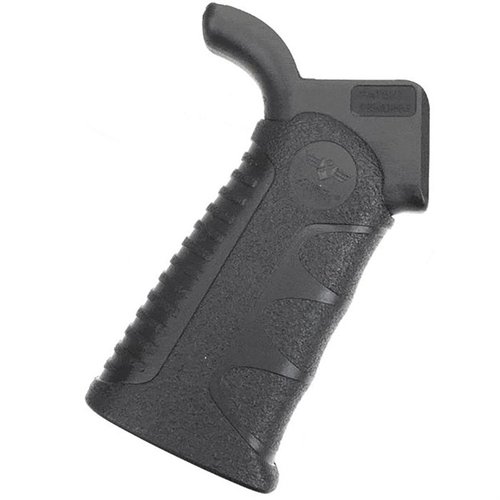 Der ATG™ Adjustable Tactical Grip für AR15 bietet anpassbare Winkel, extreme Haltbarkeit und optimalen Komfort durch subtile Fingervertiefungen und Textur.