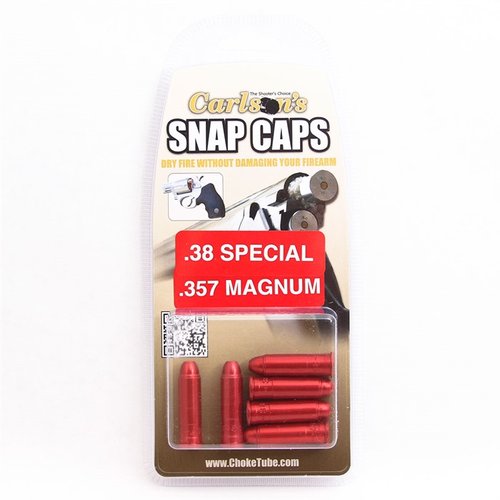 Mit den SNAP CAPS 357 MAGNUM/38 SPECIAL kannst du sicher und effektiv Trockenübungen machen, ohne deine Waffe zu beschädigen. Ideal für präzises Training!