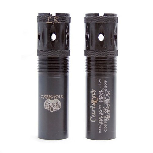 I tubi di strozzatura portati Cremator® di Carlson offrono la tecnologia Triple Shot (TST) per una transizione graduale, riducendo la deformazione dei pallini e migliorando i modelli.