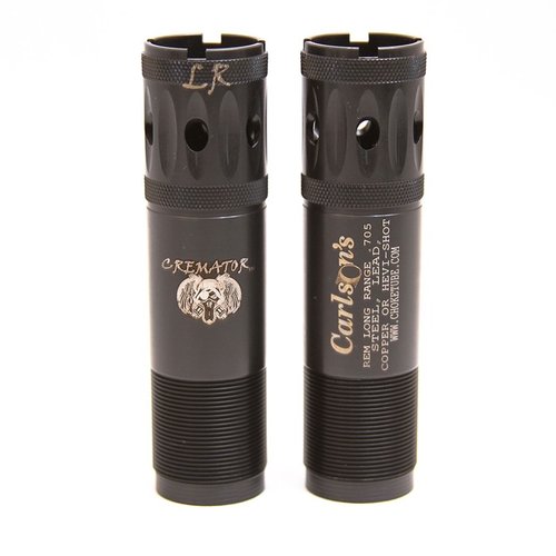 Die Carlson's Cremator® Choke Tubes bieten mit der Triple Shot Technology (TST) dichte Muster, reduzierte Pelletdeformation und einfache Installation ohne Werkzeug.