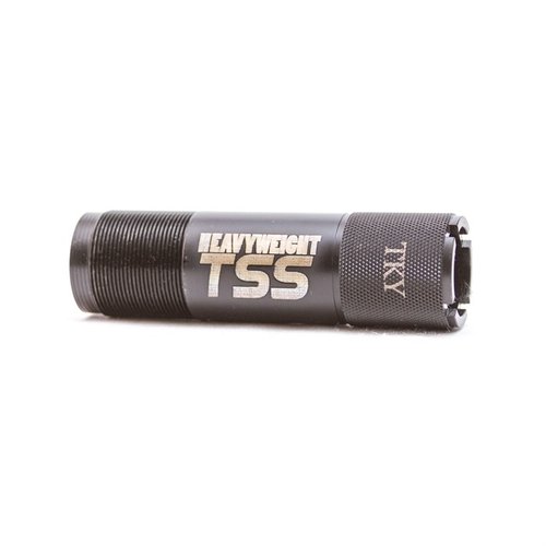 Les choke tubes TSS de Carlson sont optimisés pour les munitions TSS Heavyweight, offrant une densité supérieure et un maximum de billes à 40 yds.