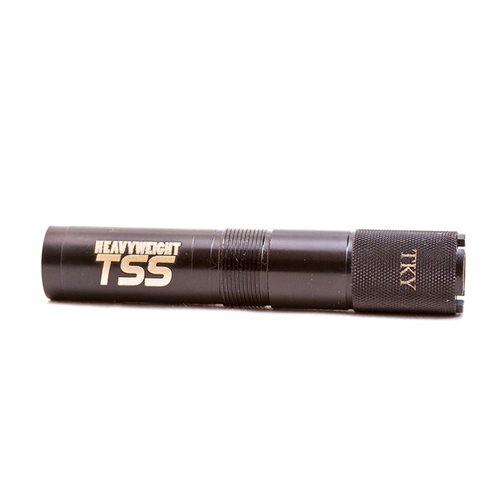 Les choke tubes TSS Turkey de Carlson's sont parfaits pour les munitions TSS et maximisent le nombre de billes dans un cercle de 10" à 40 yds, idéal pour la chasse aux dindons.