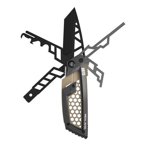 Il Gun Tool Edge – AR-15 offre un lama Tanto affilata, 12 strumenti per la manutenzione e un design compatto, garantendo precisione e funzionalità in ogni situazione.