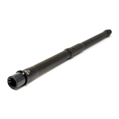 Découvre le canon Faxon 450 Bushmaster de 16", idéal pour la précision avec son profil Gunner Big Bore et une finition Nitride résistante.