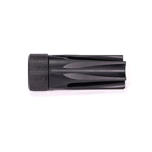 Der MUZZLOK® 7.62X39MM LUGER FLASH HIDER ermöglicht dir eine einfache Montage ohne Crush Washer, schnell im Feld anbringbar und jederzeit wieder abnehmbar.