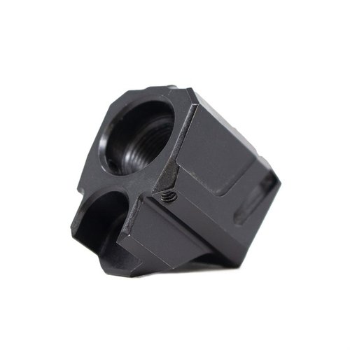 Améliore ta précision avec le compensateur EXOS-524 de Faxon, conçu pour réduire le recul et le mouvement du canon sur les S&W M&P Shield/Shield Plus.